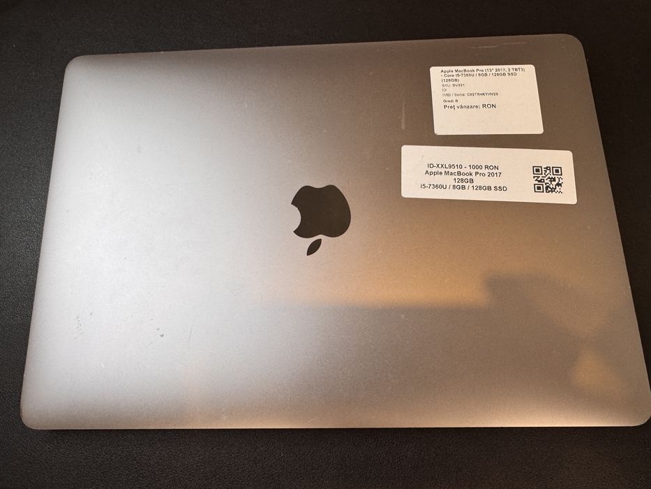 Apple MacBook Pro 2017  15-7360U / 8GB / 128GB SSD ID-XXL9510