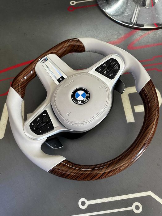 Volan BMW- Lemn - Custom - Incalzire - TJA - Vibratii - Seria G