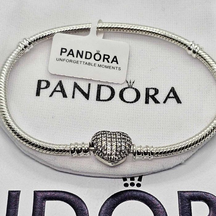 Brățară Pandora cu cristale - Argint 925, in cutie