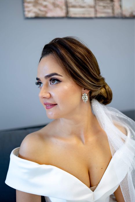 Diadema si cercei mireasa