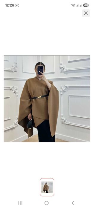 Пончо оверсайз теплое  продам