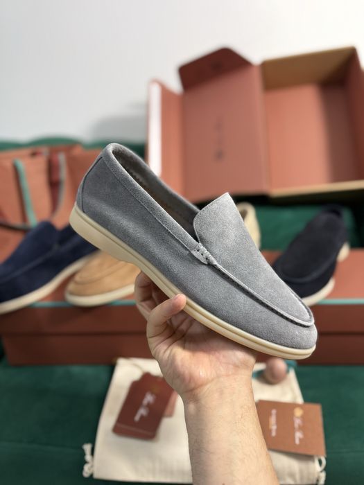 Mocasini Loro Piana piele naturala 100% Full Box colectie noua