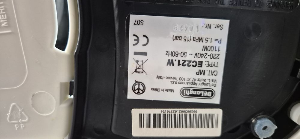 Espressor manual De'longhi