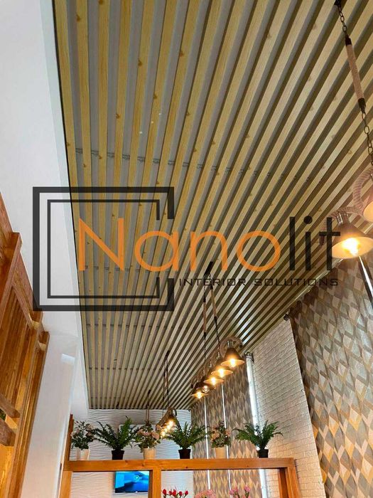 Реечный потолок грильято потолок + МОНТАЖ(3)