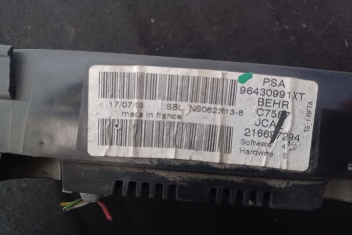 Comanda clima 96430991XT 96430991XT Peugeot 307 prima generatie