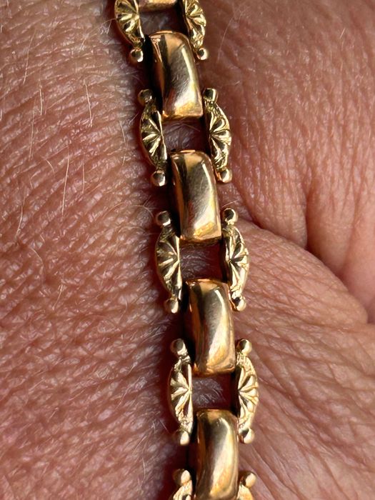 Златен часовник ЗАРЯ сьс златна гривна СССР 1956