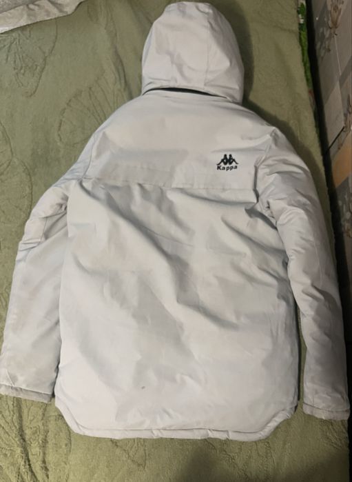 куртка белая каппа
