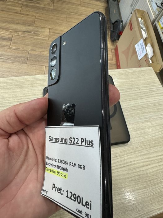 Samsung S22 Plus 128gb/8gb ram + huse cadou