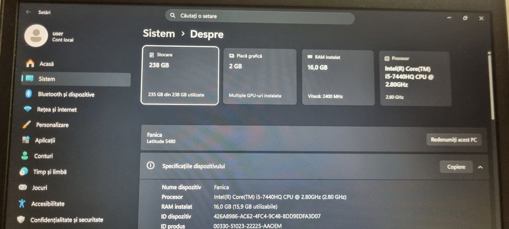 Laptop Dell Latitude i5 core