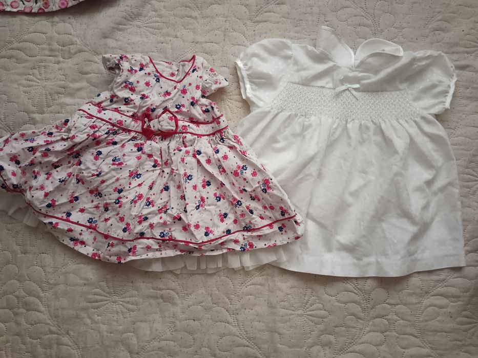 Роклички 3-6 месеца бебе рокля кръщене