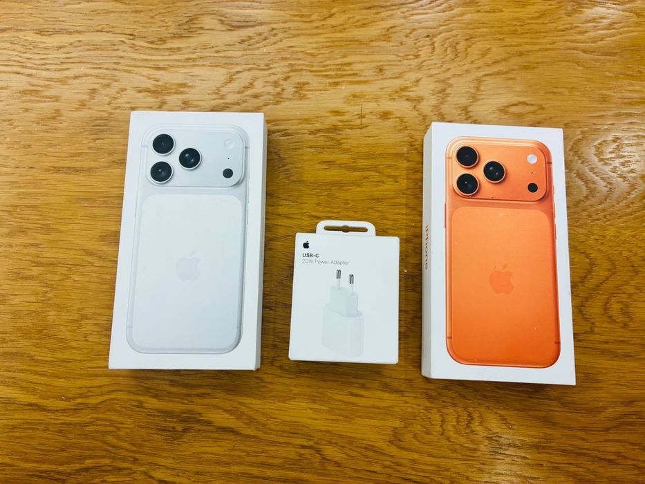 Нови iPhone 17 Pro 1TB Silver, Orange