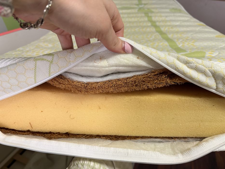 Детско легло, кошара с чекмеджета + матрак и протектор