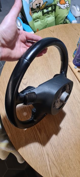 Volan VW Golf Passat  Jetta 5 V de piele cu comenzi și padele