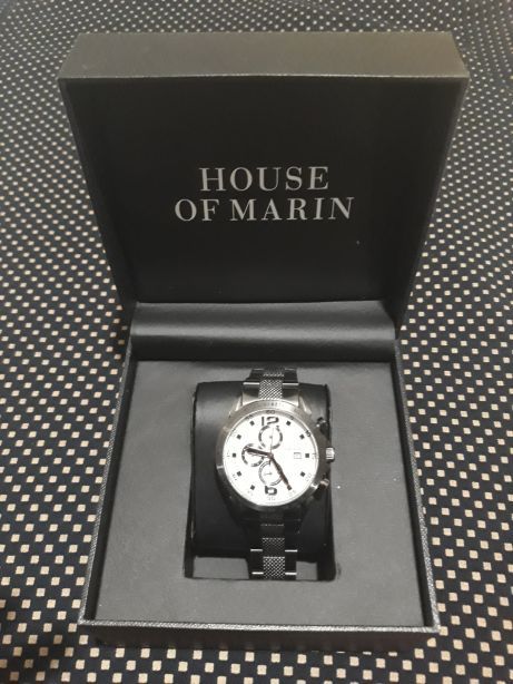 Ceas metalic elegant, Gri Antracit, nu apple watch, garmin sau samsung