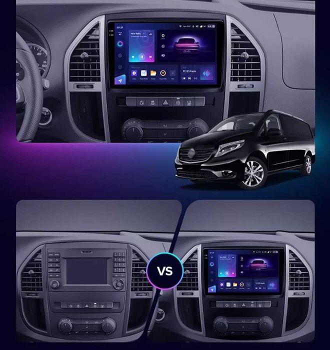 Мултимедия за MERCEDES BENZ VITO 3 W447 Android Навигация Вито 2DIN