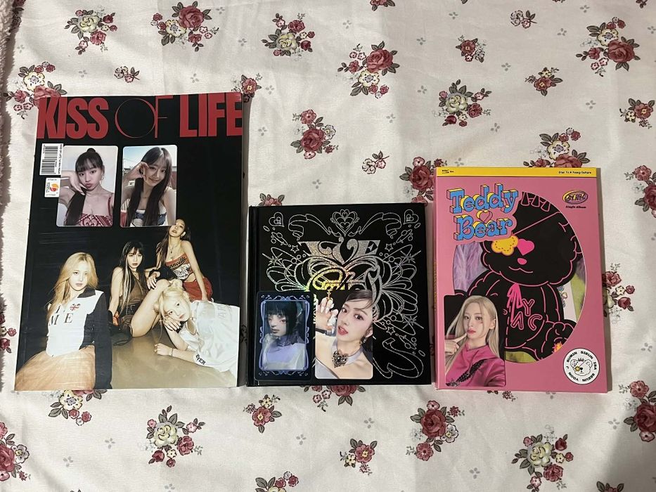 ТРИ К-поп албума kiss of life - IVE- Stayc