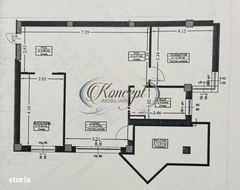 Apartament spatios cu garaj in Andrei Muresanu