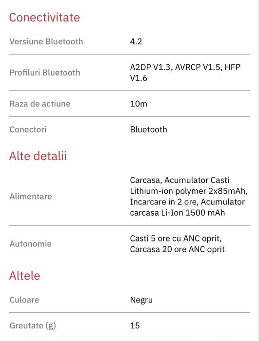 Casti in-ear UnderArmour Flash True Wireless originale