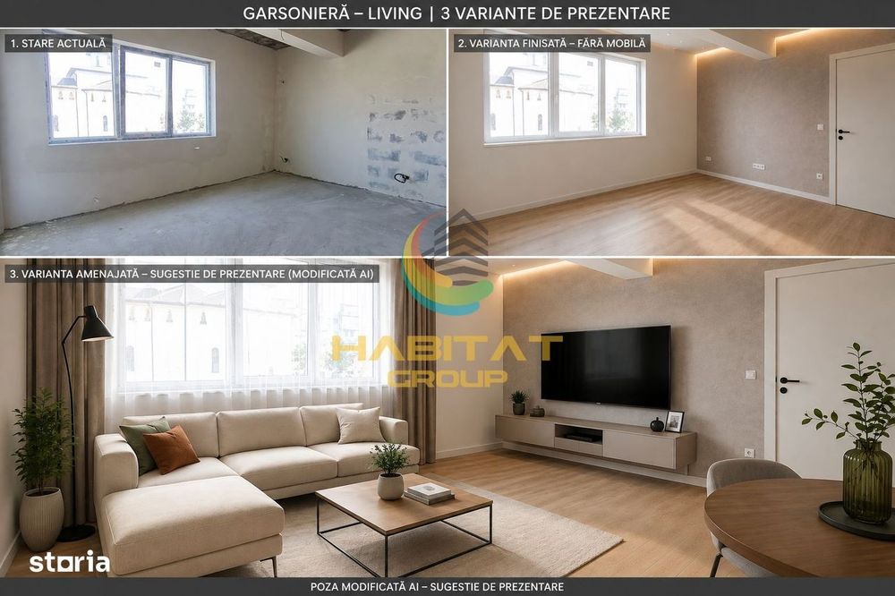 Ap 2 Camere, Decomandat, Posibilitate Rate, Zona Grand Arena