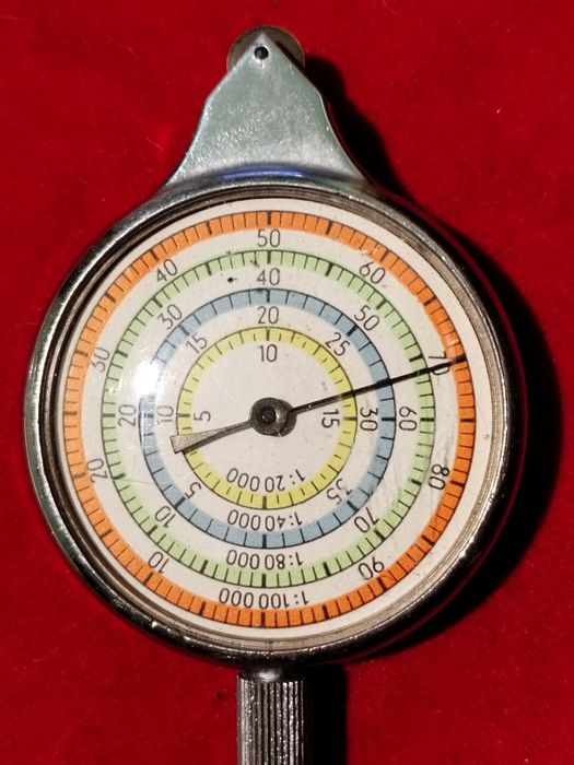 Opisometru german cu două cadrane