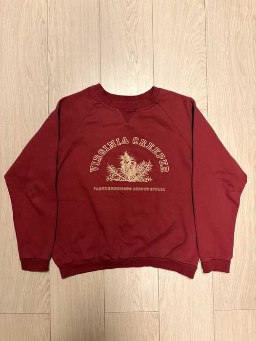 RAF Simons Virginia Creeper Red Sweatshirt
