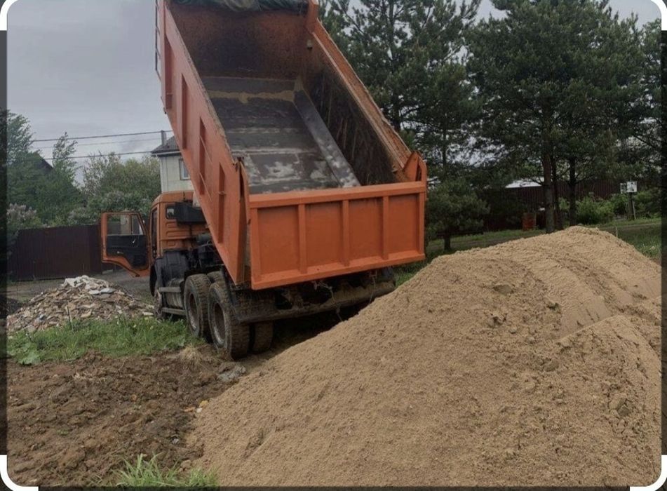 Песок строительный 2х видов