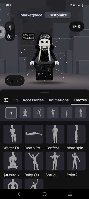 продам аккаунт в роблоксе