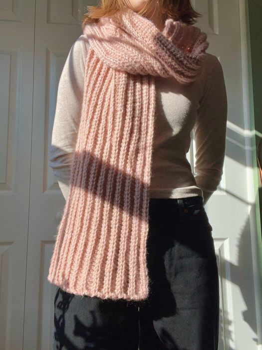 Вязаный шарф на заказ