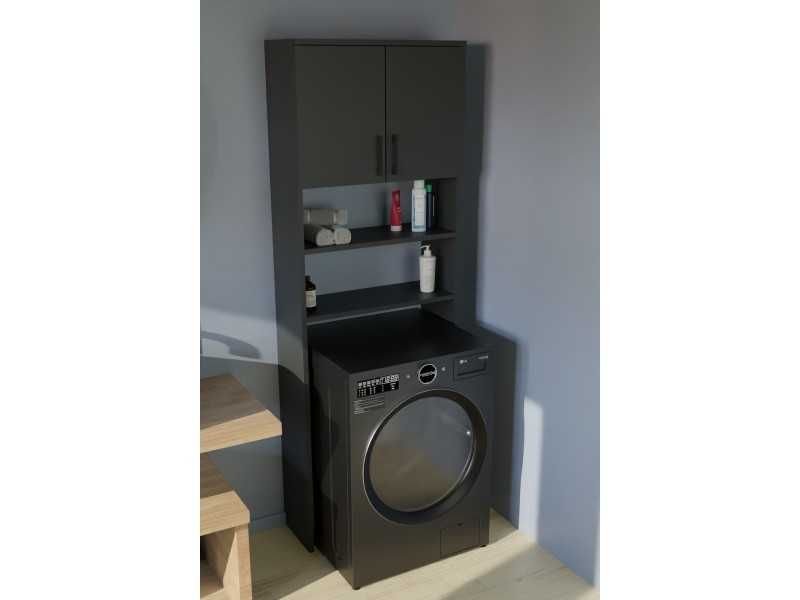 Нов! Помощен шкаф за пералня FD-CBBORCB (антрацит)