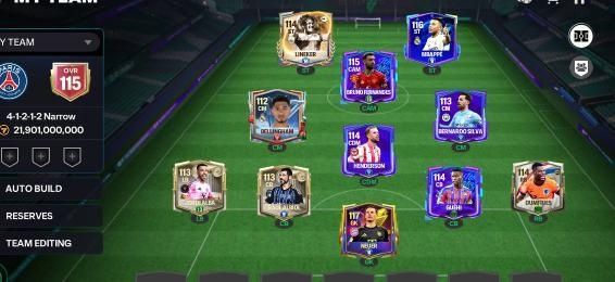 Echipa de FC26 MOBILE