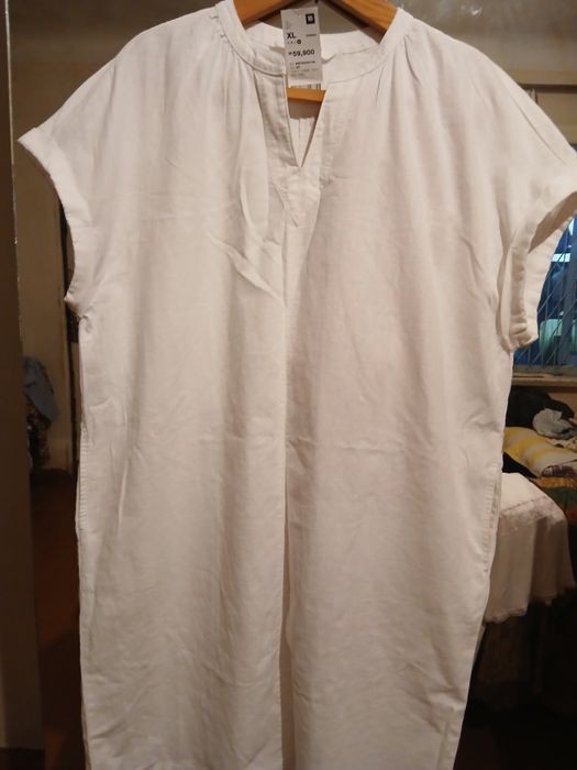 Платье лен 100% Ю.Корея