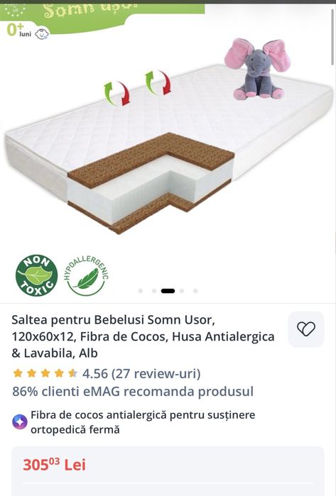 Patut pliant Kinderkraft Joy