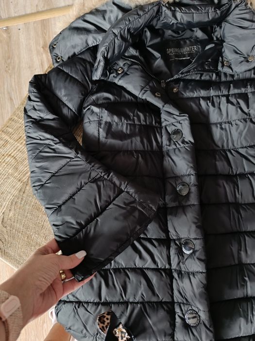 Зимно яке С/М размер с естествен пух