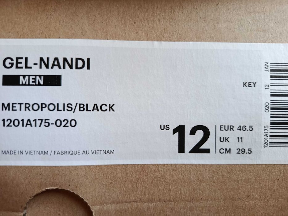 2 чифта Мъжки маратонки Asics Gel-Nandi, номер 46.5