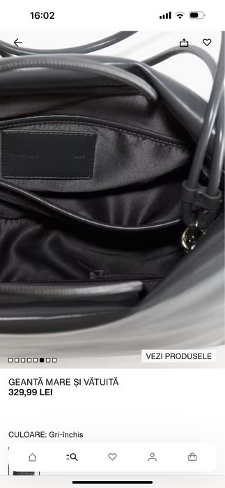 Geanta gri HM studio