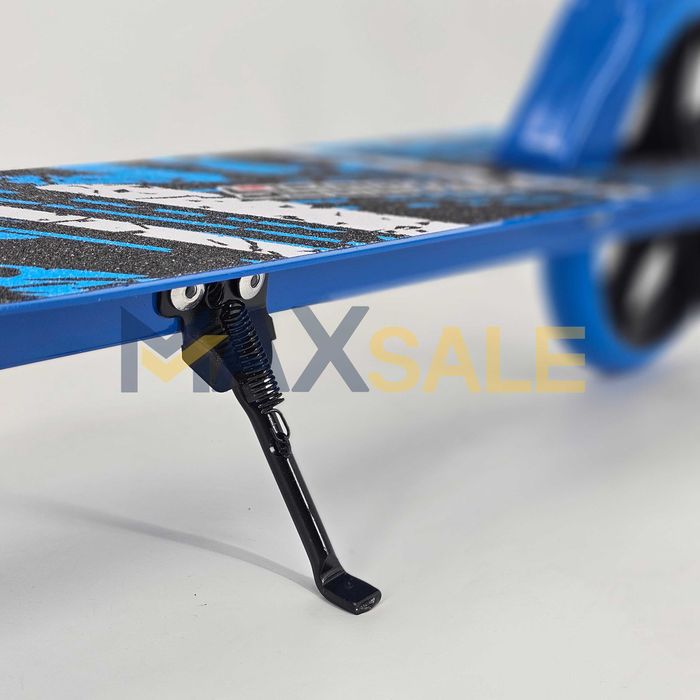 Тротинетка детска сгъваема скутер scooter синьо алуминиева триколка