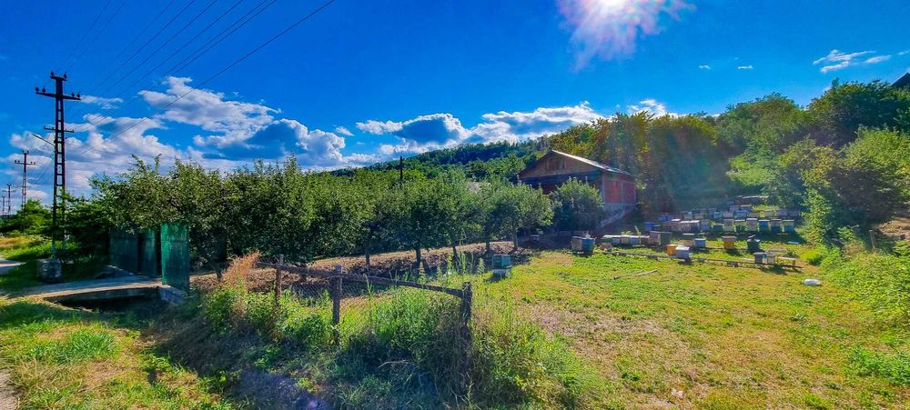 Casă la roșu + teren 1005mp livadă (proprietar) com. Boțești (jud. AG)