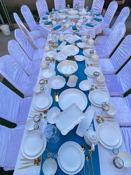 Аренда Стол стулья Пасуда Шатер