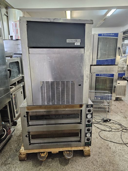 MAIDAID M155-65 ЛЕДОГЕНЕРАТОР,170кг,24ч,70кг бина,4400лв нов компре