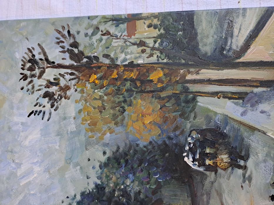 tablou pictura pe panza 61/51 cm semnat Danford