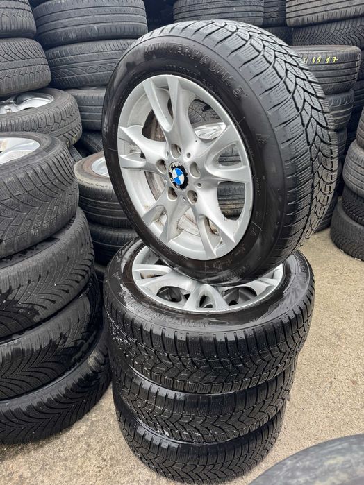 Set Jante BMW R16 5x120 cu Anvelope Firestone 205/55 R16 Iarna M+S