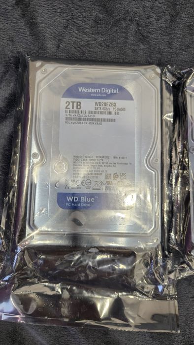 HDD 6 TB, 2 TB, SSD 1 TB