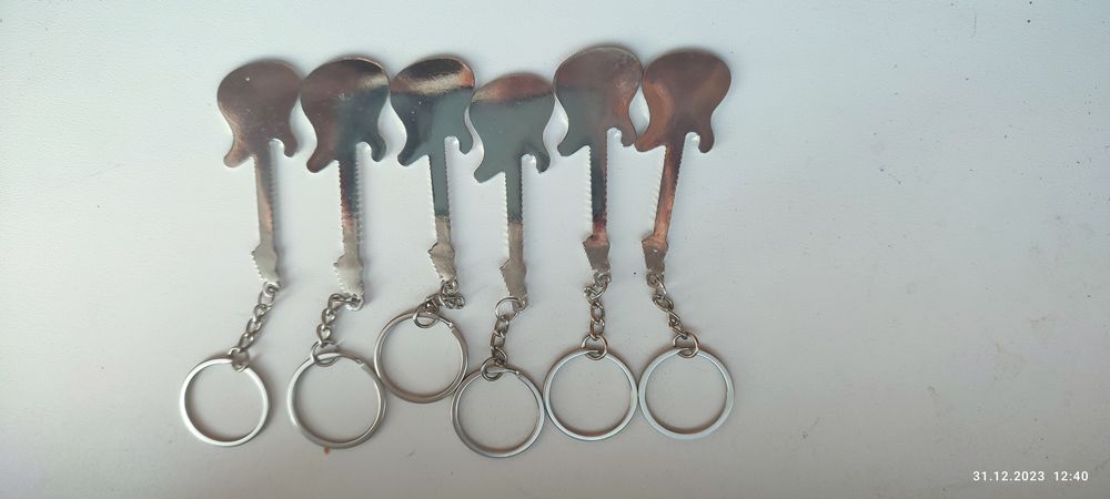 Брелки в виде гитары