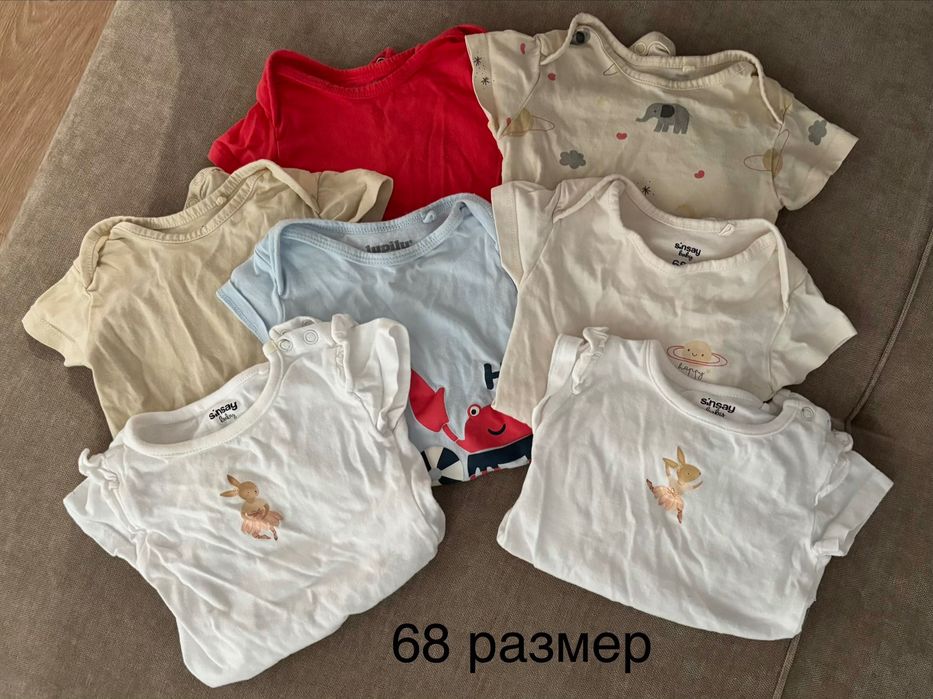 Бебешки дрехи за момиче, размери 56, 62 и 68