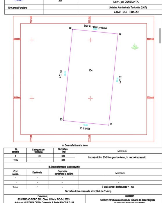 Teren Strada Complexului pe partea dreapta