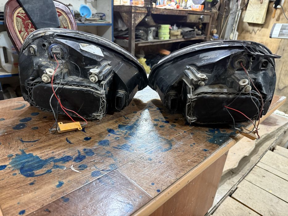 Фара приора led линзы дхо