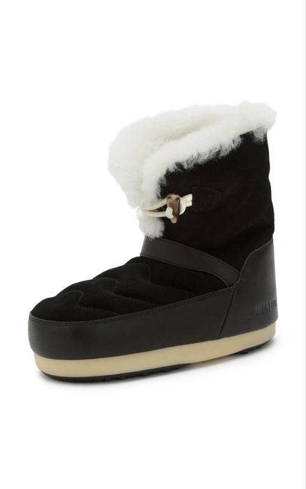Cizme de zăpadă din piele întoarsă Moon Boots EVX IGLOO