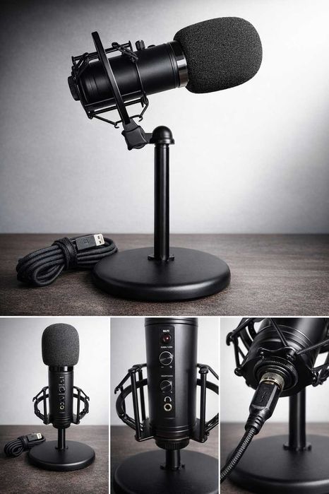 Microfon Profesional Streaming Trust EXXO – Sunet Studio