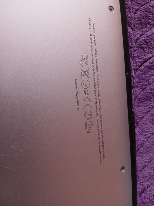 Vand macbook  pro 13  2012 display spart