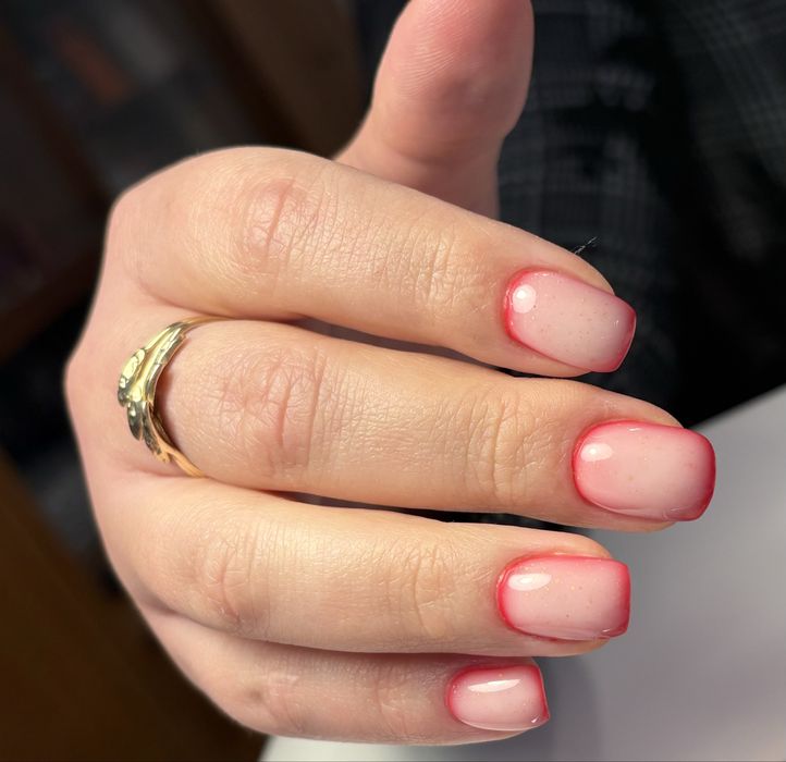 Manichiura cu gel/oja semi